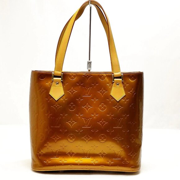 Louis Vuitton LV Hand Bag Houston Brown Vernis 360-053025 - Picture 1 of 13